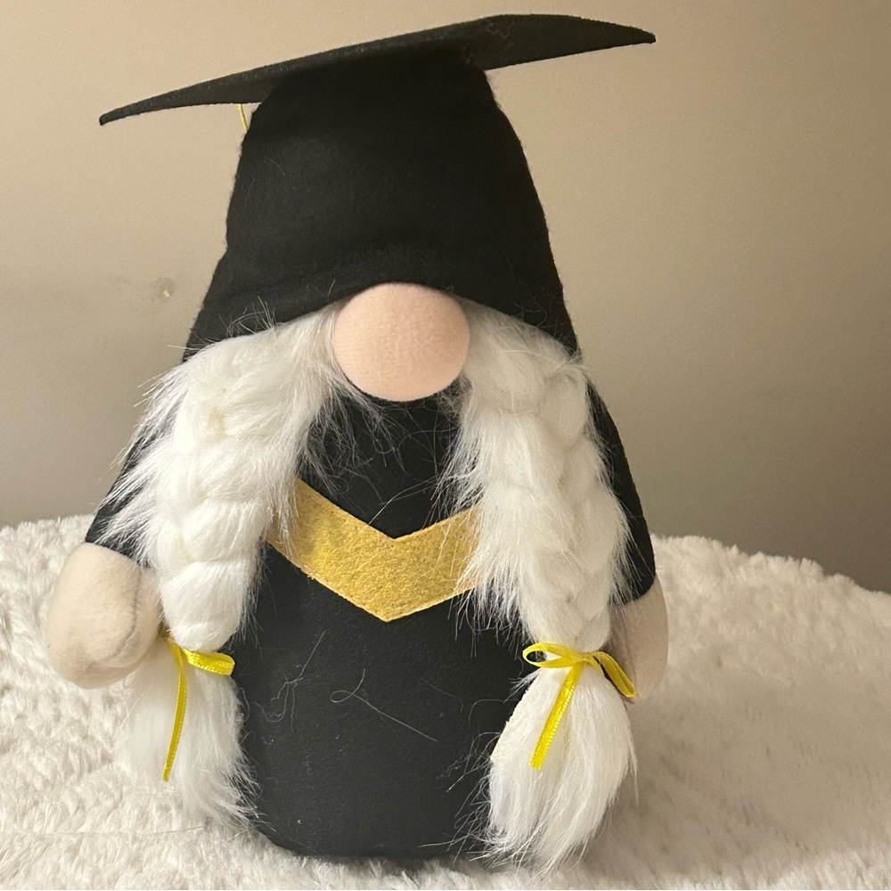 Graduation Plush Gnome-Girl New In Package